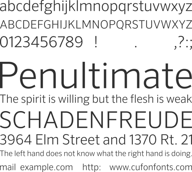NuOrder Trial font preview