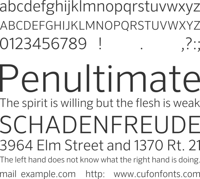 NuOrder Trial font preview
