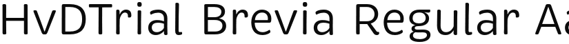 HvDTrial Brevia Regular font