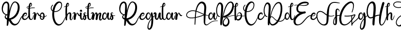 Retro Christmas Regular font