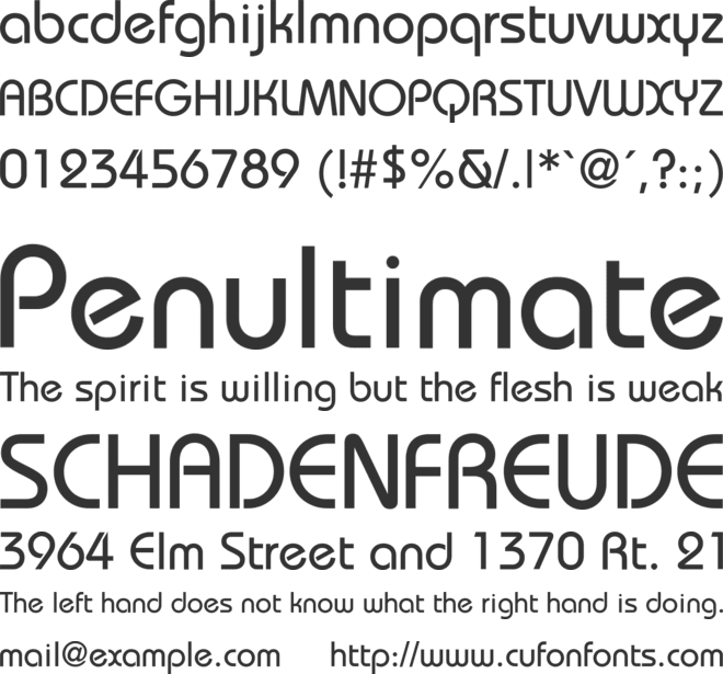 Bauhaus-Medium font preview