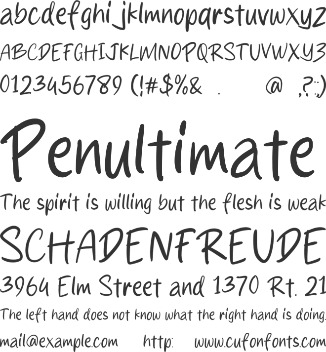 Pizzat font preview