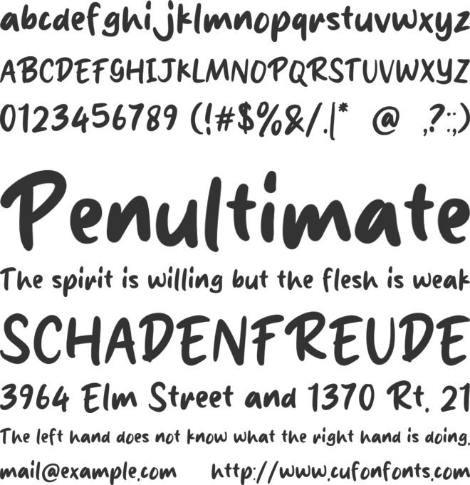 Breaking font preview