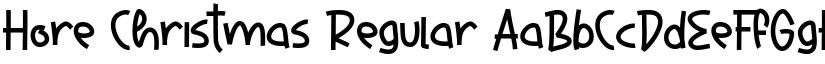 Hore Christmas Regular font