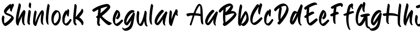 Shinlock Regular font