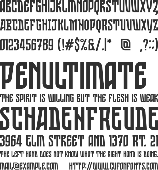 ST-Nizhegorodsky font preview