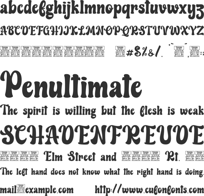 Love Bohemian - Personal Use font preview