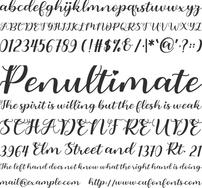 Hello Loved  Lovely Font font preview