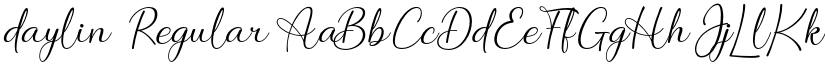 daylin Regular font