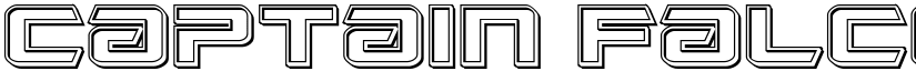 Captain Falcon Engraved Regular font