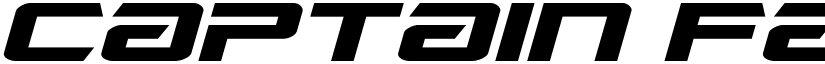 Captain Falcon Expanded Ital Regular font