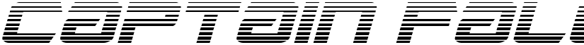 Captain Falcon Gradient Italic Regular font