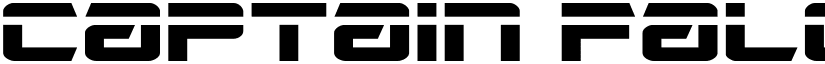 Captain Falcon Laser Regular font