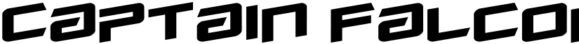 Captain Falcon Rotalic Regular font