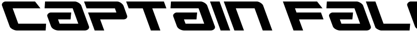 Captain Falcon Super-Leftalic Regular font