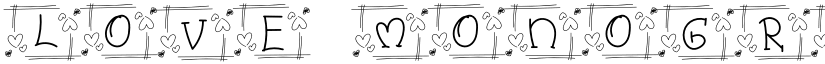 Love Monogram Regular font