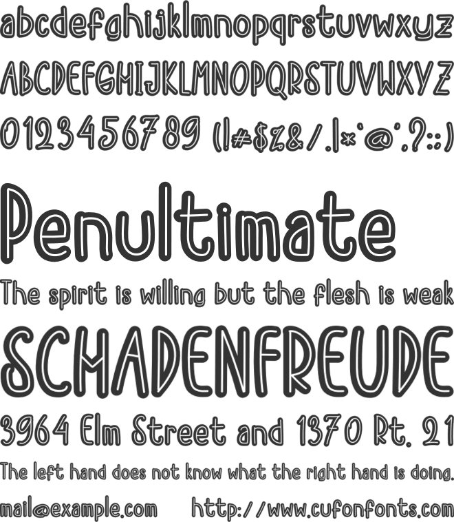 Homesweet font preview