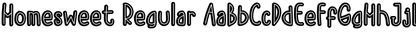 Homesweet Regular font