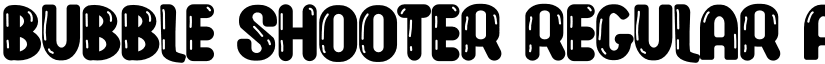Bubble Shooter Regular font