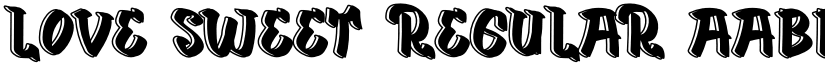 Love Sweet Regular font