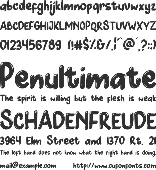 Cupid Love font preview
