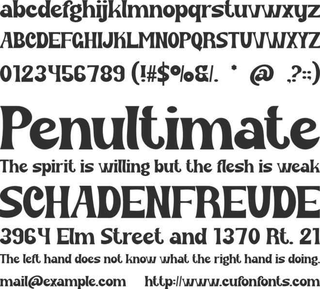 Domma font preview