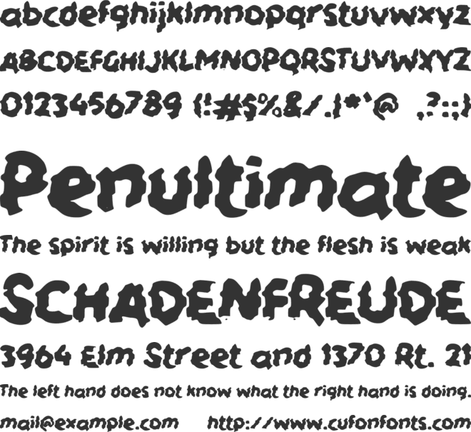 h Hebat font preview