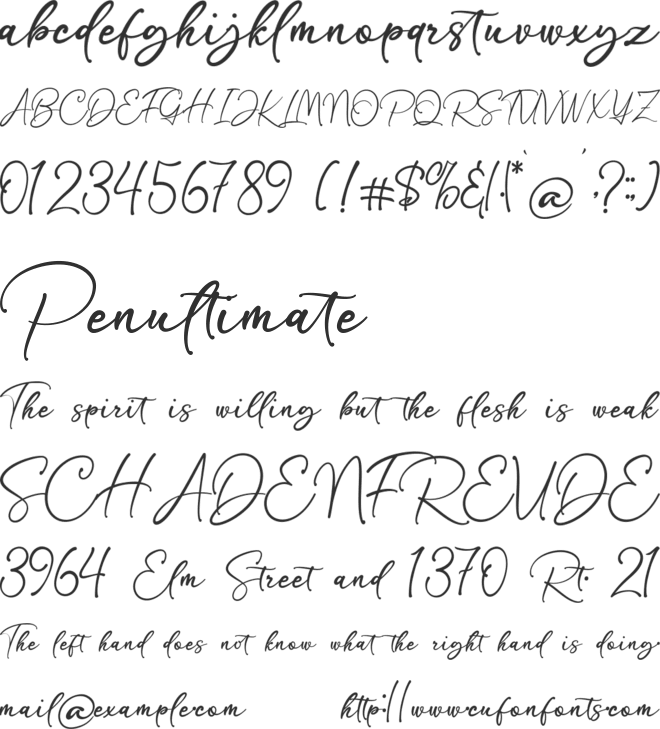 RastaMasta font preview