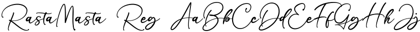 RastaMasta Reg font