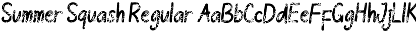 Summer Squash Regular font
