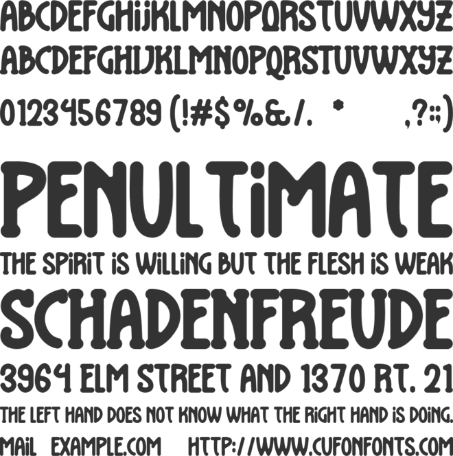 Brisk Kids font preview