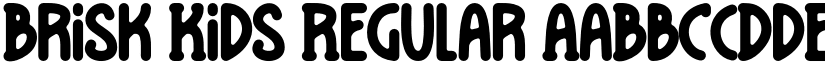 Brisk Kids Regular font