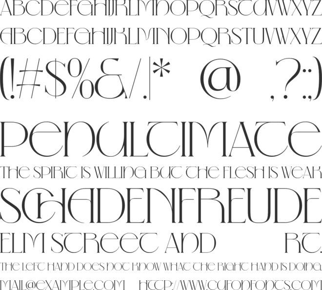 Maroon Black font preview