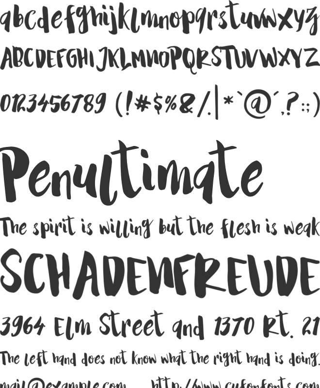 Islander FREE PERSONAL US font preview