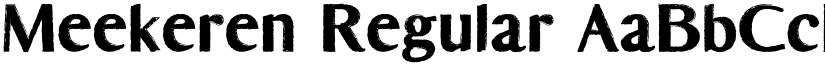 Meekeren font download