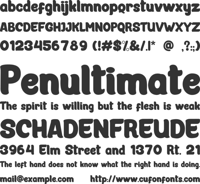 Cotane Beach font preview