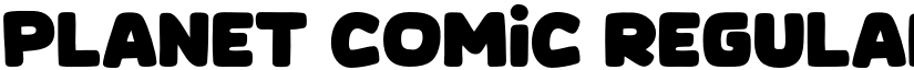 Planet Comic Regular font