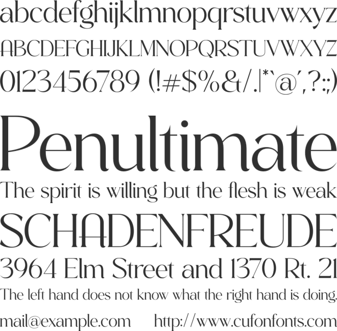 Fifty Holliwing font preview
