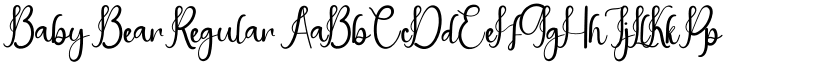 Baby Bear Regular font