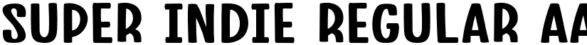 Super Indie Regular font