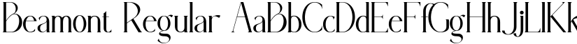 Beamont Regular font