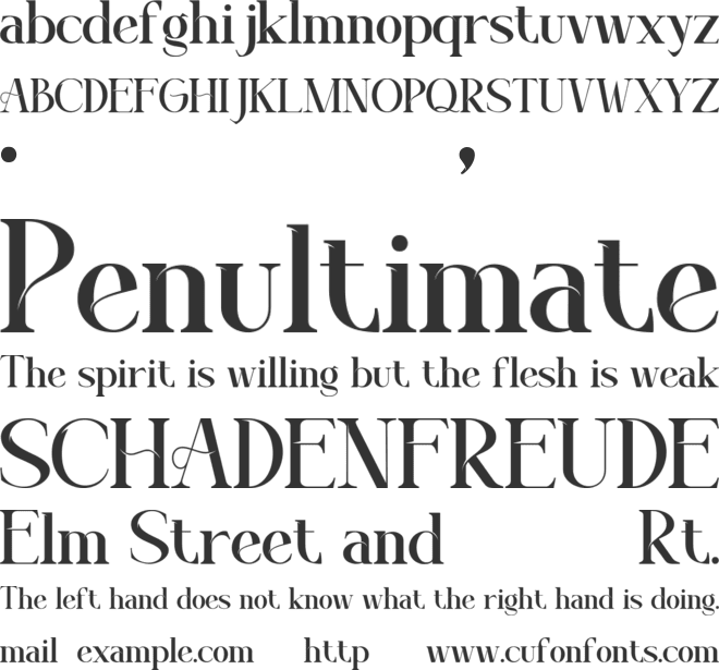 Forseti font preview