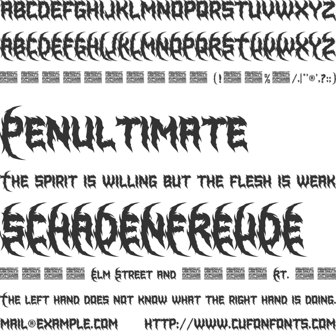 Medicine Drops font preview