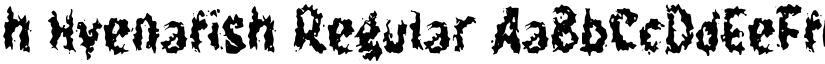h Hyenafish Regular font