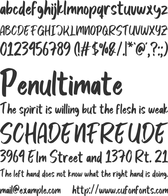 Sinare Bintang font preview