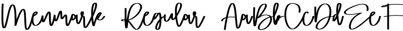 Menmark Regular font