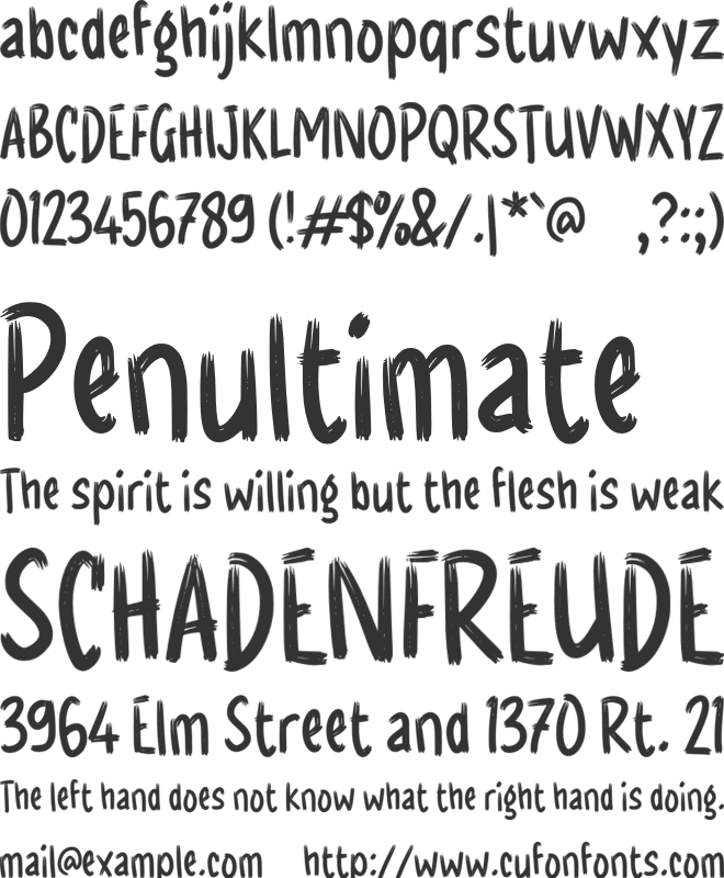 h Harga font preview