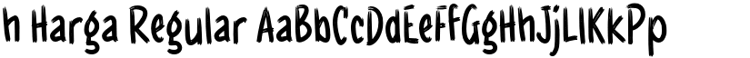 h Harga Regular font