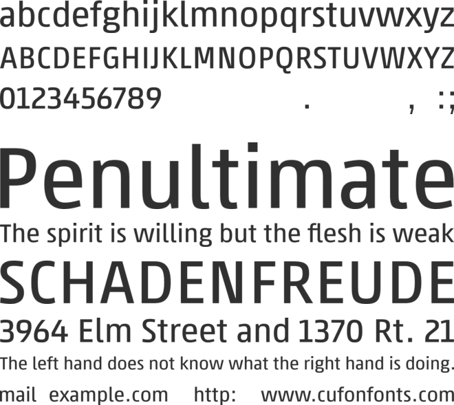 Paradroid font preview