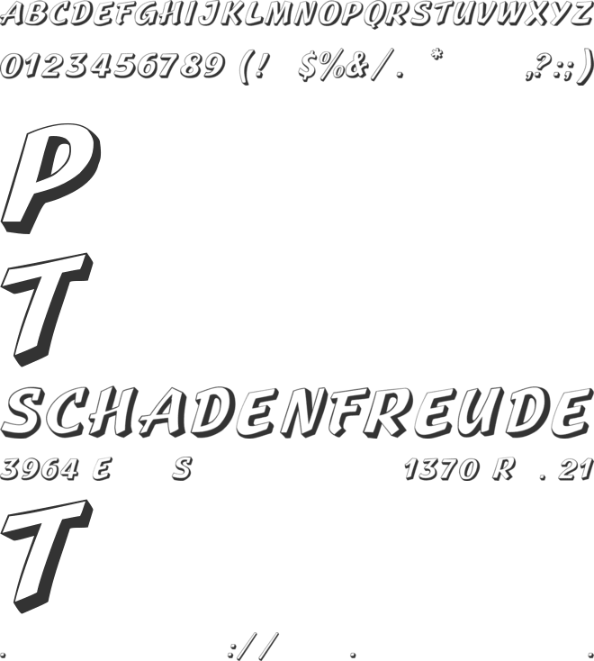 Sprague font preview